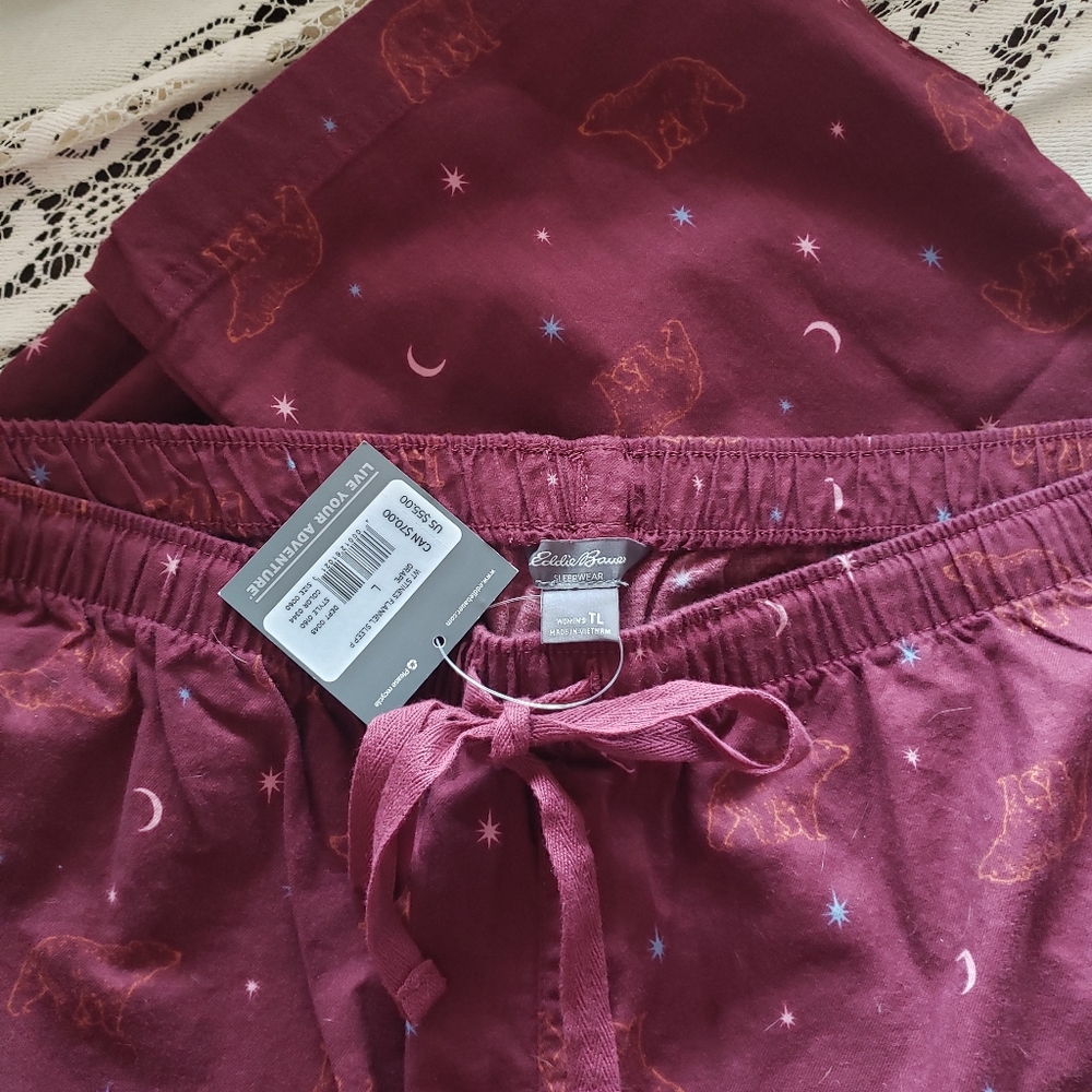 NWT Eddie Bauer steins sleepwear pants in tall large
